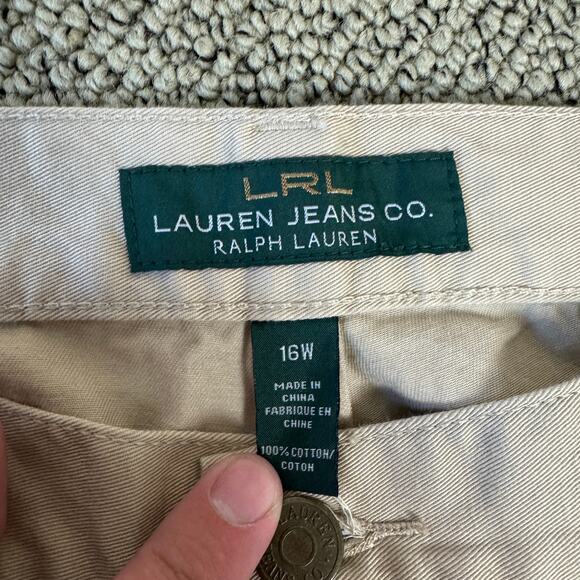 Lauren Ralph Lauren Jeans Co Classic Midcalf Pants US Women's 16W Plus - Picture 2 of 6